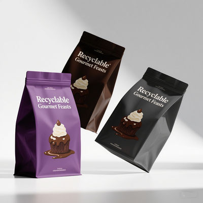 Модная восьмисторонняя упаковка для пищевых продуктов в цветах Pantone и печать QR-кодов