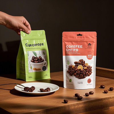 Частичное окно матовый мешок настраиваемый дизайн стойкости влагостойкость для кофе специи & оптовые продукты