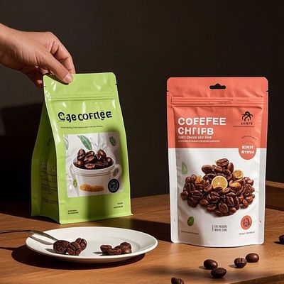 Пользовательские матовые пакеты дой-пак с частичным окном, с застежкой-молнией, соответствуют требованиям FDA для пищевых продуктов