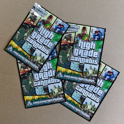 ГТА-тематический детский барьерный пакет REACH ROHS-соответствующий 8-цветной ротогравировки печати