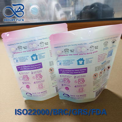 ​Пакеты для упаковки капсул для стирки «4 в 1» с тройным уплотнением - Печать на заказ и влагонепроницаемый барьер