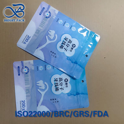 Металлизированные трехшовные пакеты для зубной нити - алюминиевое покрытие и высокий барьер