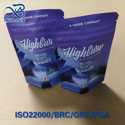 Ночной пейзаж Снежной Горы, пакеты с защитой от детей с печатью