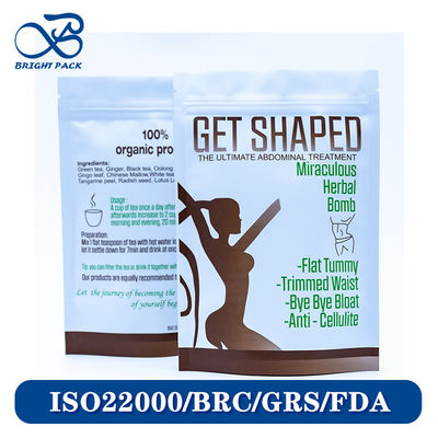 Биоразлагаемые и экологически чистые пакеты дой-пак для упаковки нутрицевтиков с многоразовой застежкой-молнией и насечкой для отрыва.