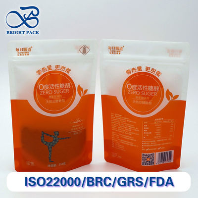 Влагостойкие пакеты дой-пак для упаковки пищевых продуктов с индивидуальными уникальными окнами и рисунками.