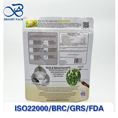 Экономично-эффективные стойкие пакеты для упаковки пищи для домашних животных с безопасными для домашних животных материалами и печатью.
