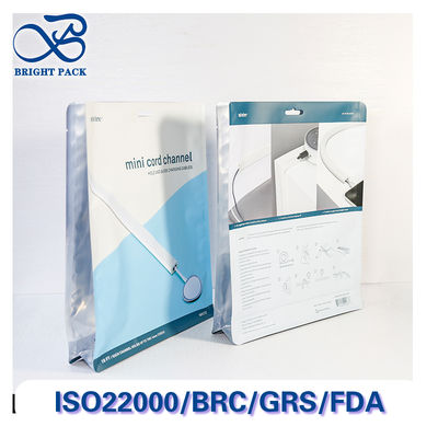 Утолщенные восьмиугольные герметичные пакеты для упаковки электронных аксессуаров с прозрачными окнами и пыленепроницаемой герметичной молнией.