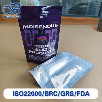 Фармацевтические настраиваемые пакеты для упаковки фармацевтических препаратов с прозрачной задней панелью.
