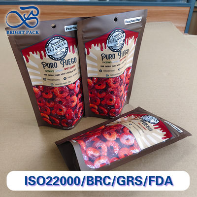 Изготовленные на заказ пакеты-стойки с логотипом, подобранным по Pantone, 10-цветная флексопечать для оптовой продажи упаковки для пищевых продуктов.