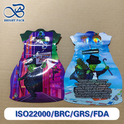 Премиальный пакет с защитой от детей для упаковки лекарств с настраиваемыми геометрическими формами и яркой печатью в цветах Pantone.