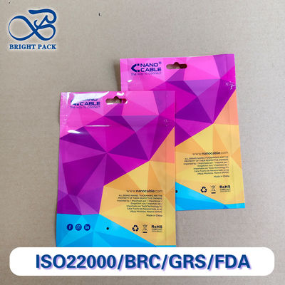 Прозрачные окна запечатанные мешки на заказ печатание оптовые скидки на упаковку электронных аксессуаров.