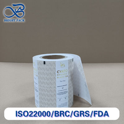 Премиальная пленка для упаковки чая с высоким барьерным многослойным композитным материалом Влажность / кислородный ключ свежести для чайных пакетов и пакетов