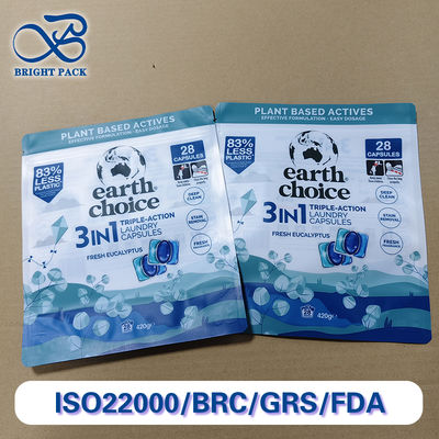 Стиральная посуда Стиральная посуда Поды упаковочные пакеты настраиваемый PE многослойный дизайн влагостойкий и устойчивый к утечкам сертифицированный SGS для глобальных оптовых заказов