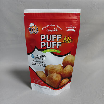 Индивидуально напечатанный, высокобарьерный пакет-саше с застежкой-молнией