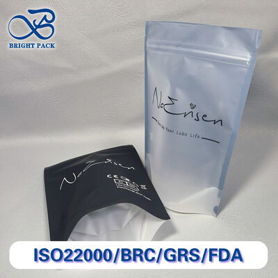 Чистый вид Стоять вверх мешок с перекрываемым циппом