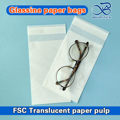 Экологически чистые перерабатываемые пакеты из гласиновой бумаги, жиронепроницаемые, с прозрачным окошком, идеально подходят для продуктов, поделок, мелких предметов