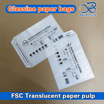 Жироустойчивые пищевые безопасные стеклянные бумажные пакеты экологически чистые прозрачные упаковки для хлебобулочных кондитерских изделий